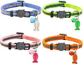Cat Collars, Breakaway Kitten Collar, Cute Kitty Collar in 4 Pack, Pet Supplies Accessories