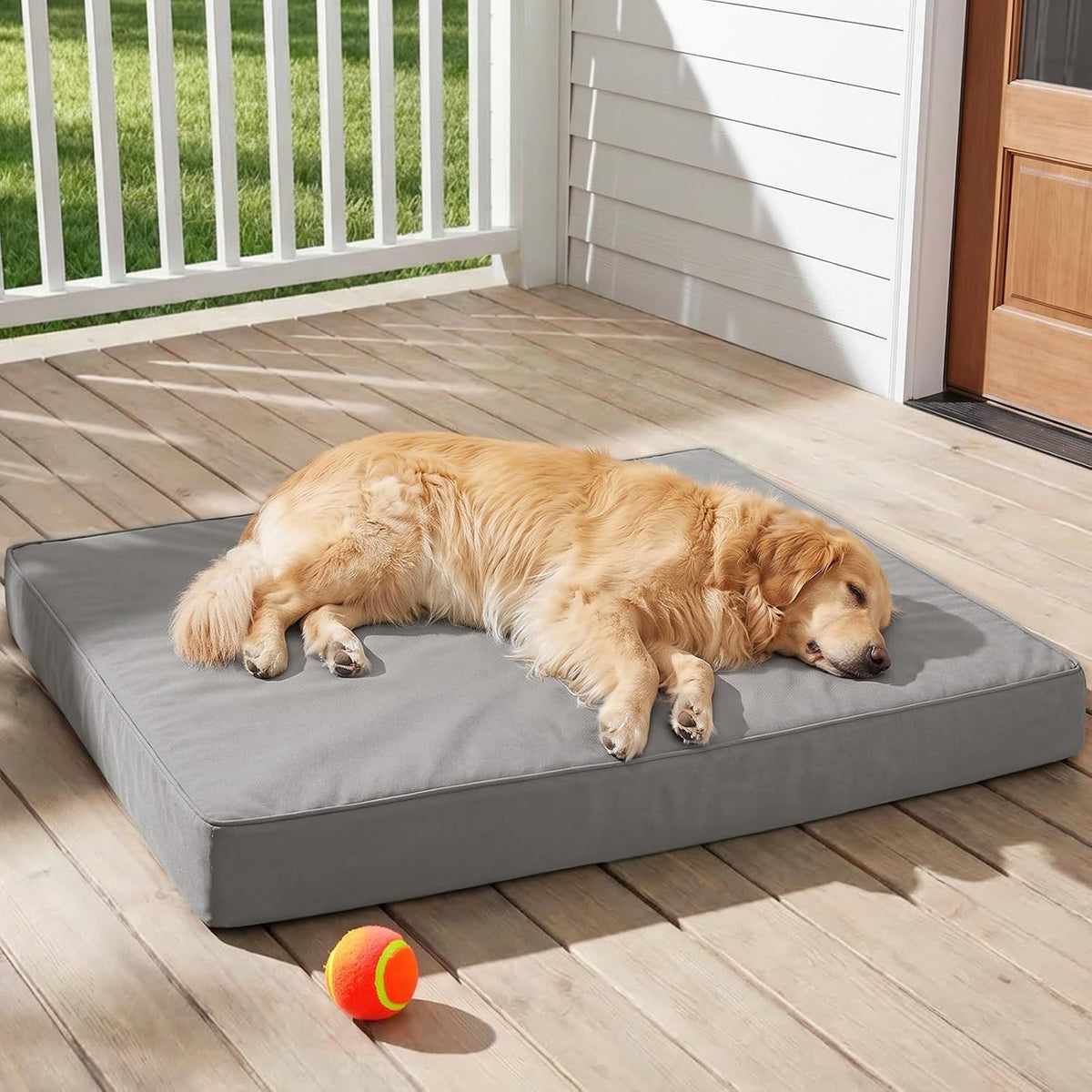 Outdoor Waterproof Dog Bed Large Sized, Washable Creat Pad 42"