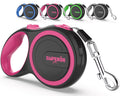 16 Ft Retractable Dog Leash for Small Dogs, up to 44 Lbs, Heavy Duty, Pink - PK16-20