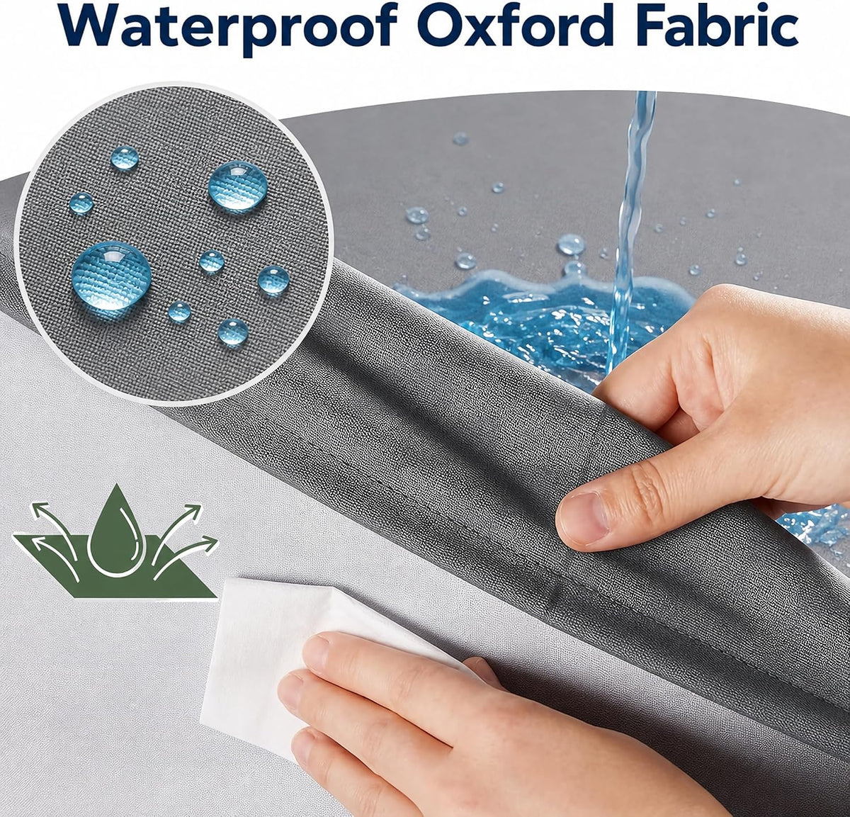 Outdoor Waterproof Dog Bed Large Sized, Washable Creat Pad 42"