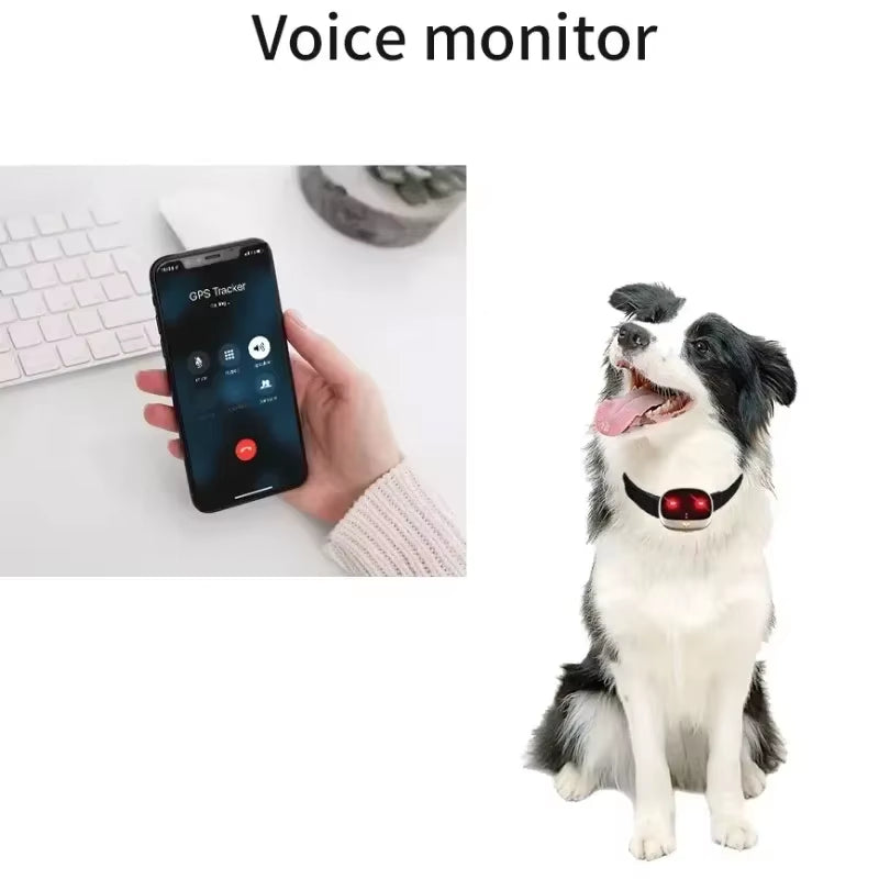 4G Mini Gps Tracker for Cats with Led Light Pet Waterproof anti Lost Gps Real Time Locator Collar Pet Two-Way Voice Dog Supplies