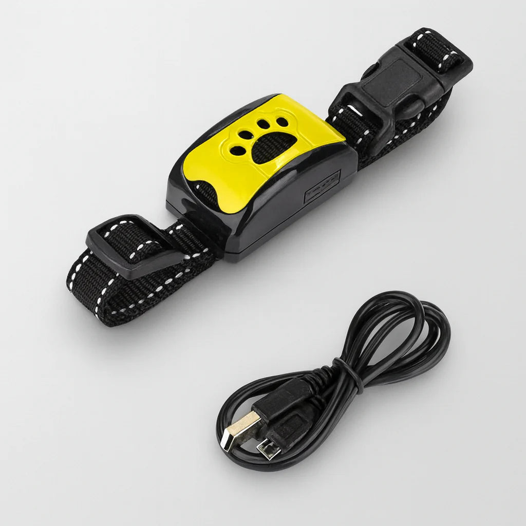 Collier Anti-Aboiement Pour Chien Avec Capteur Sonore