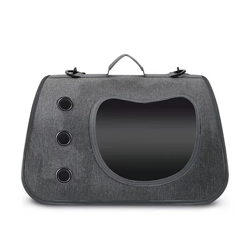 Portable Space Capsule Cat Bag, Hand-Held Foldable Shoulder Bag, Transparent Cat Cage, Kitten and Dog Supplies