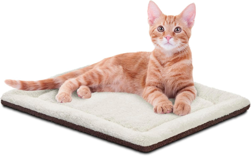 K&H Self-Warming Cat Bed Pad, Self Heating Pad, Small Oatmeal/Choco, 21 X 17 Inches (Pack of 6)