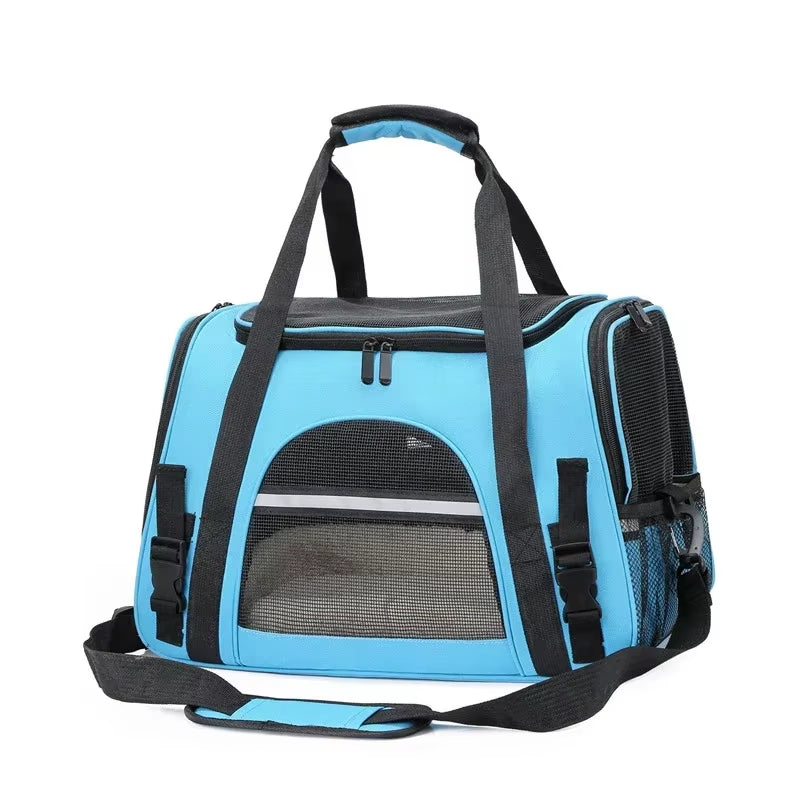 Breathable Mesh Cat Carrier Bag, Foldable Handheld Pet Travel Tote for Small Animals Foldable Pet Travel Bag for Small Animals